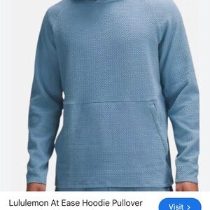 Lululemon Light Blue Textured Hoodie